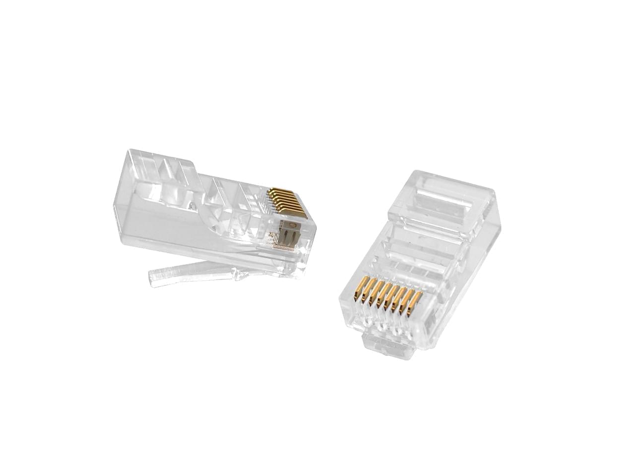 Fichas RJ-45 Categoría 6 x50 Unidades - Conector de Red para Cableado Estructurado