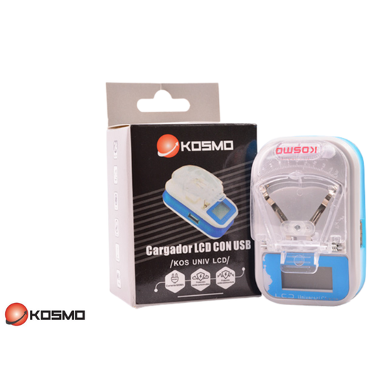 Cargador Universal KOSMO para Batería de Litio – con Indicador LED