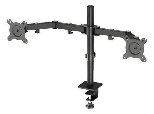 Soporte Doble para Monitor Noga 17" a 27" - Brazo Articulado con Rotación 360°