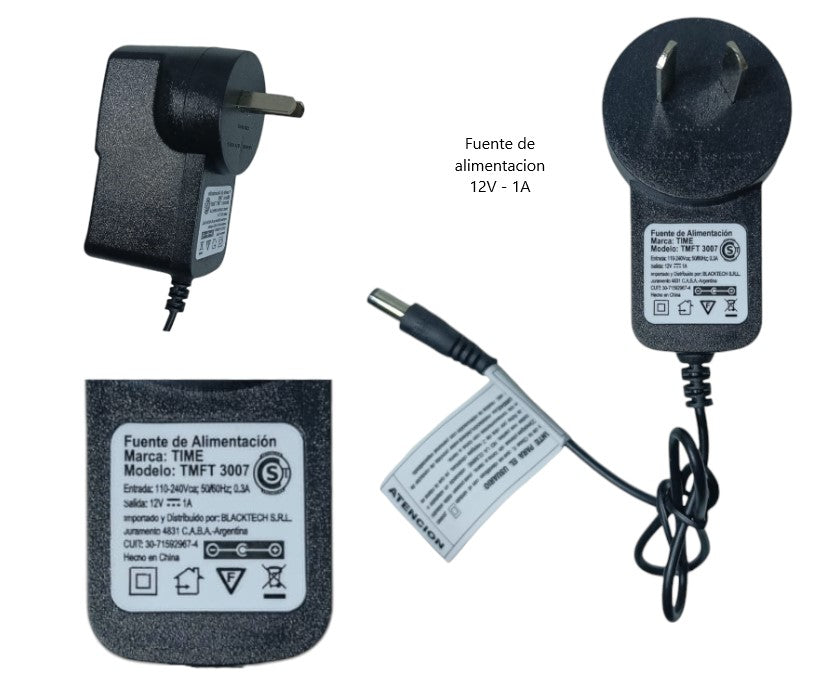 Fuente de Alimentación 12V 1A