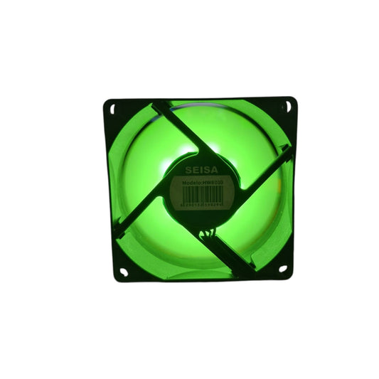 Cooler Fan Seisa HW8010 80x80mm RGB - Ventilador para PC con Iluminación