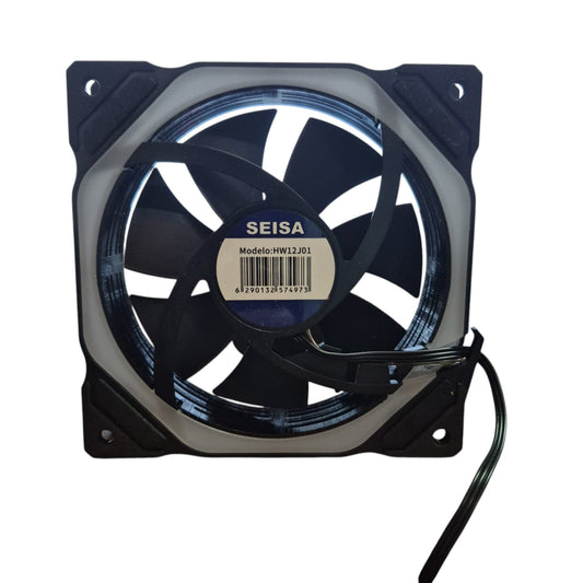 Cooler 120mm RGB SEISA – Ventilador PC Iluminación Multicolor
