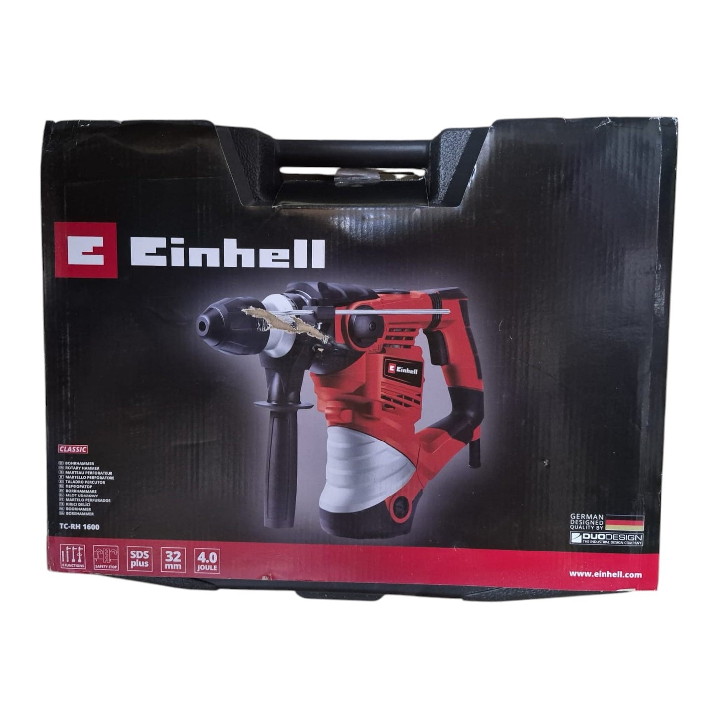 Rotomartillo Einhell TC-RH 1600 – SDS Plus 4 Funciones 4J