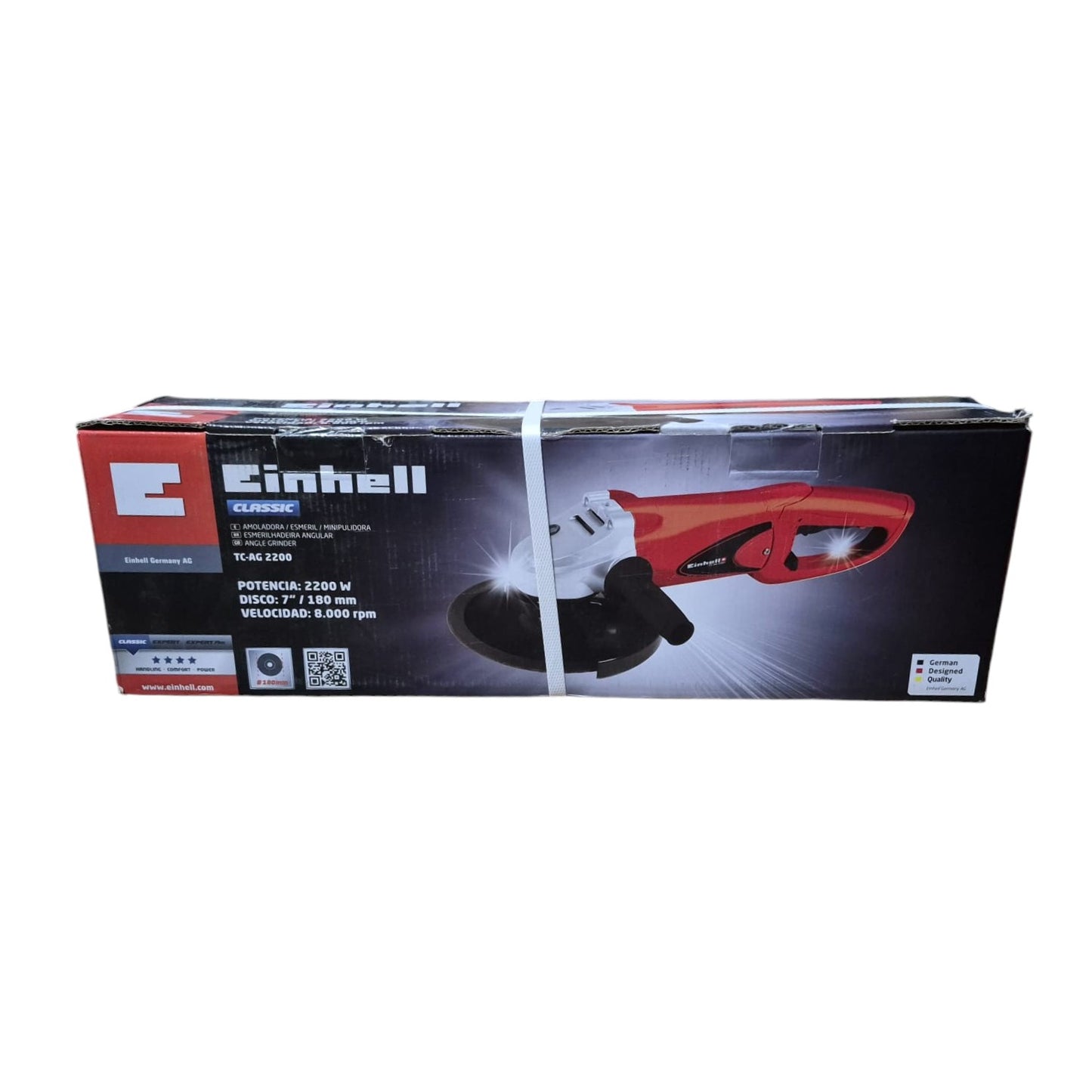 Amoladora Eléctrica Einhell TC-AG 2200 – Disco 7" 2200W