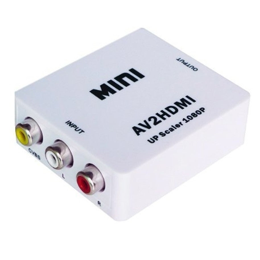 Conversor AV a HDMI – Adaptador RCA a HDMI para TV y Monitor