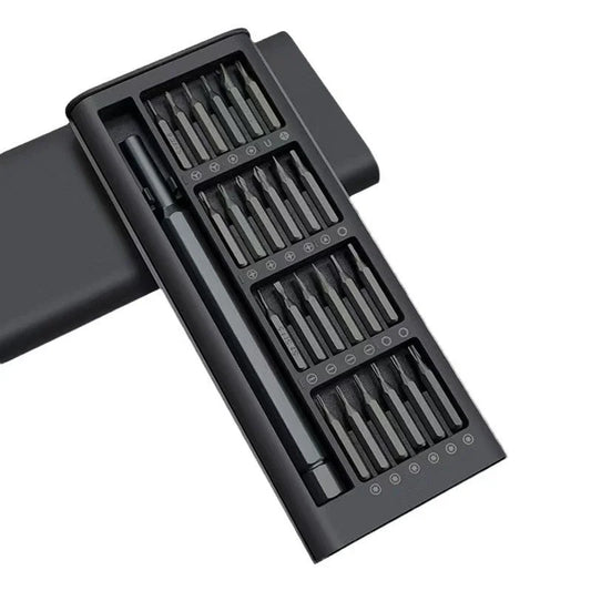 Destornillador con 24 Puntas Imantadas GJ-CT24 - Kit de Herramientas para Electrónica