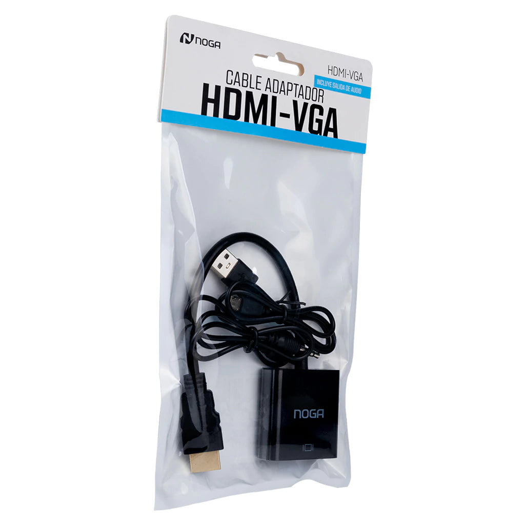 Cable Conversor VGA a HDMI con Audio – NOGA
