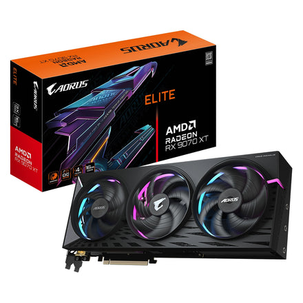 Placa de Video GIGABYTE AMD Radeon RX 9070 XT ELITE 16GB