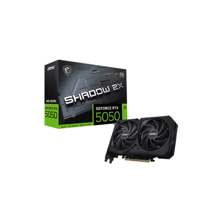 Placa de Video MSI NVIDIA Geforce RTX 5050 8G SHADOW 2X OC