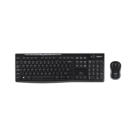Combo Teclado y Mouse Inalámbrico Logitech MK270 Negro