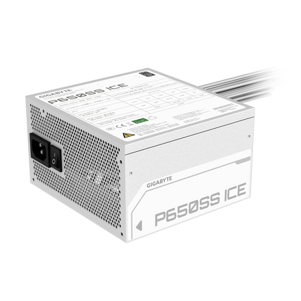 Fuente GIGABYTE P650SS 650W 80 PLUS Silver Blanca