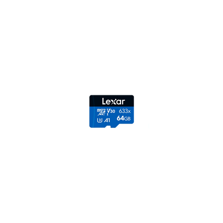 Tarjeta microSDXC Lexar 633x 64GB UHS-I C10 sin adaptador