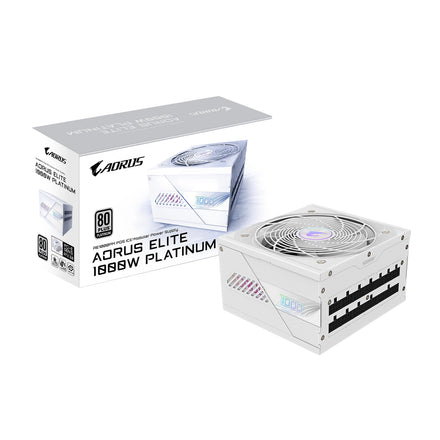 Fuente GIGABYTE AORUS ELITE 1000W 80 Platinum Modular PCIe 5.0 PG5 ICE