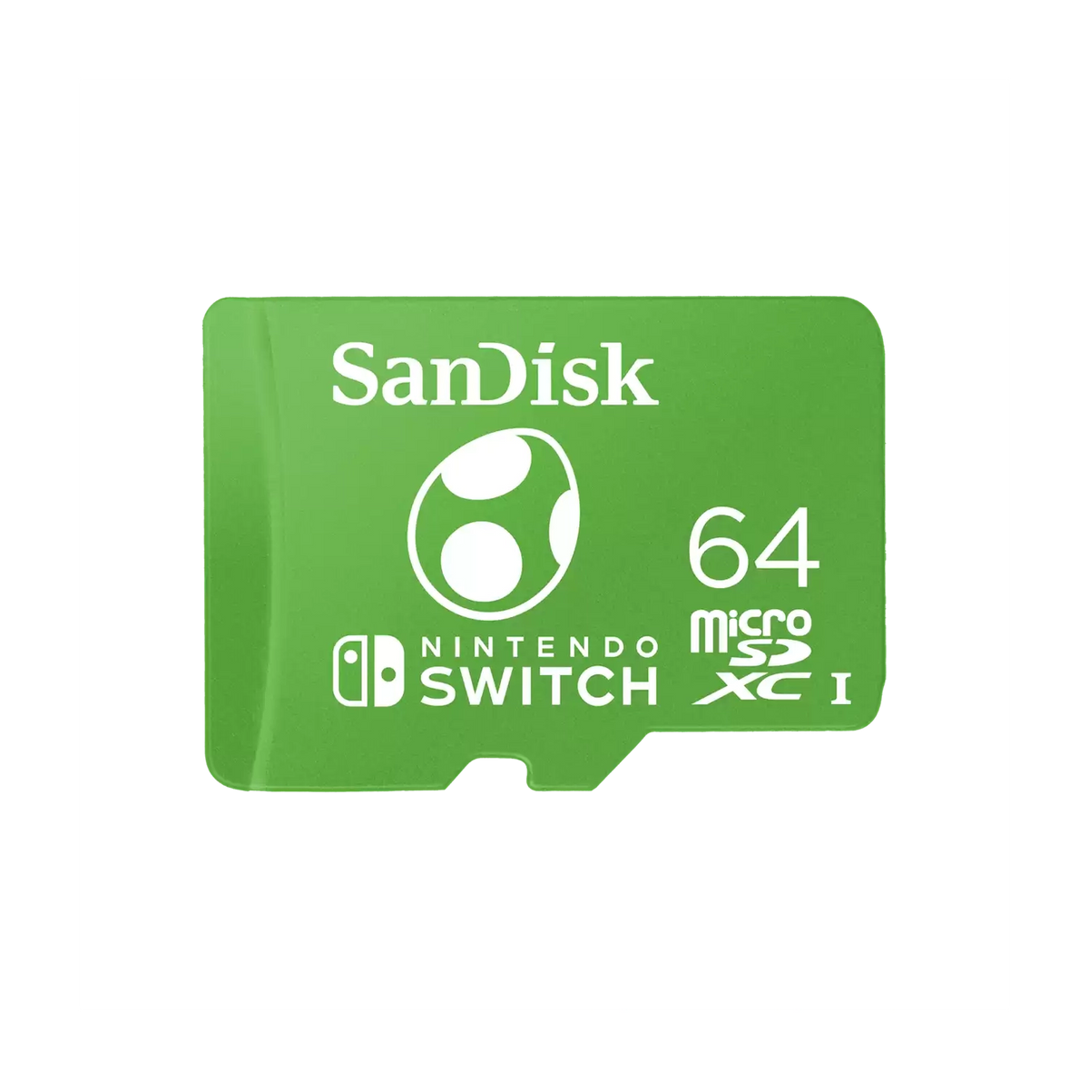 Tarjeta de Memoria Sandisk MicroSDXC 64GB UHS-I Card C10 U3 100Mb for Nintendo Switch Yoshi Edition