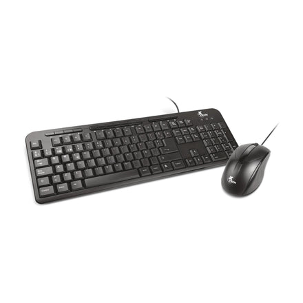 Teclado y Mouse c/Cable Xtech XTK-301S Negro