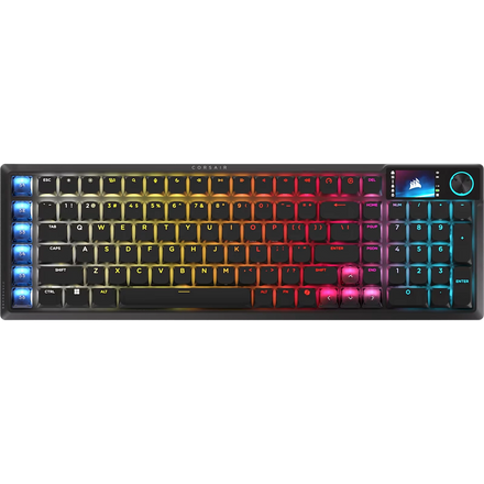 Teclado gamer CORSAIR Vanguard Air 99 Inalámbrico Low Profile Optical-Mechanical RGB LED Negro