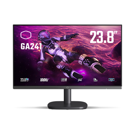 Monitor Cooler Master GA241 23.8" FHD (1920 x 1080) VGA HDMI 100Hz 1ms