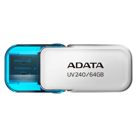 Pen Drive ADATA UV240 64GB USB 2.0 WHITE