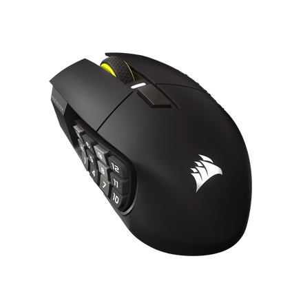 Mouse gamer CORSAIR MMO SCIMITAR ELITE Wireless SE, gris metálico