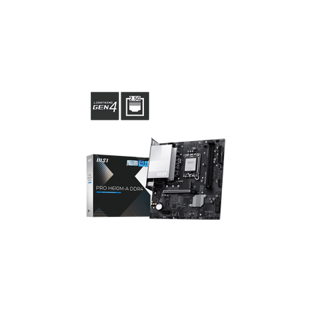 Motherboard MSI PRO H610M-A LGA 1700 DDR4