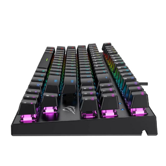 Teclado Mecánico Havit Gaming Retroiluminado LED Blue Switch USB