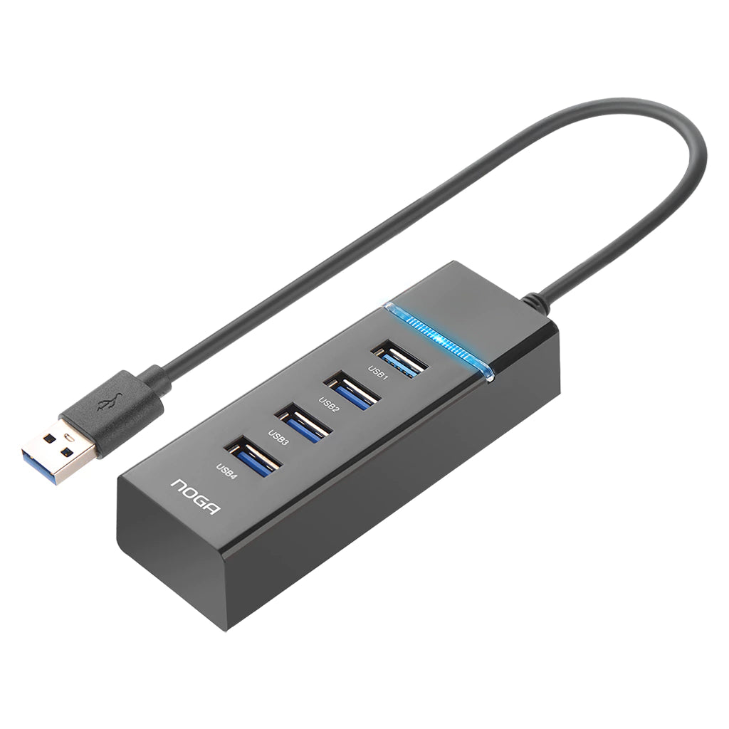 Hub USB 3.0 Noga NGH-47 - 4 Puertos USB-A de Alta Velocidad