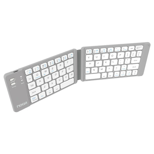 Teclado Inalámbrico Noganet Plegable Bluetooth Recargable Portátil