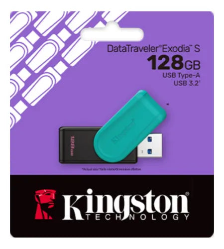 Pen Drive Kingston Exodia S USB 3.2 - Almacenamiento Portátil