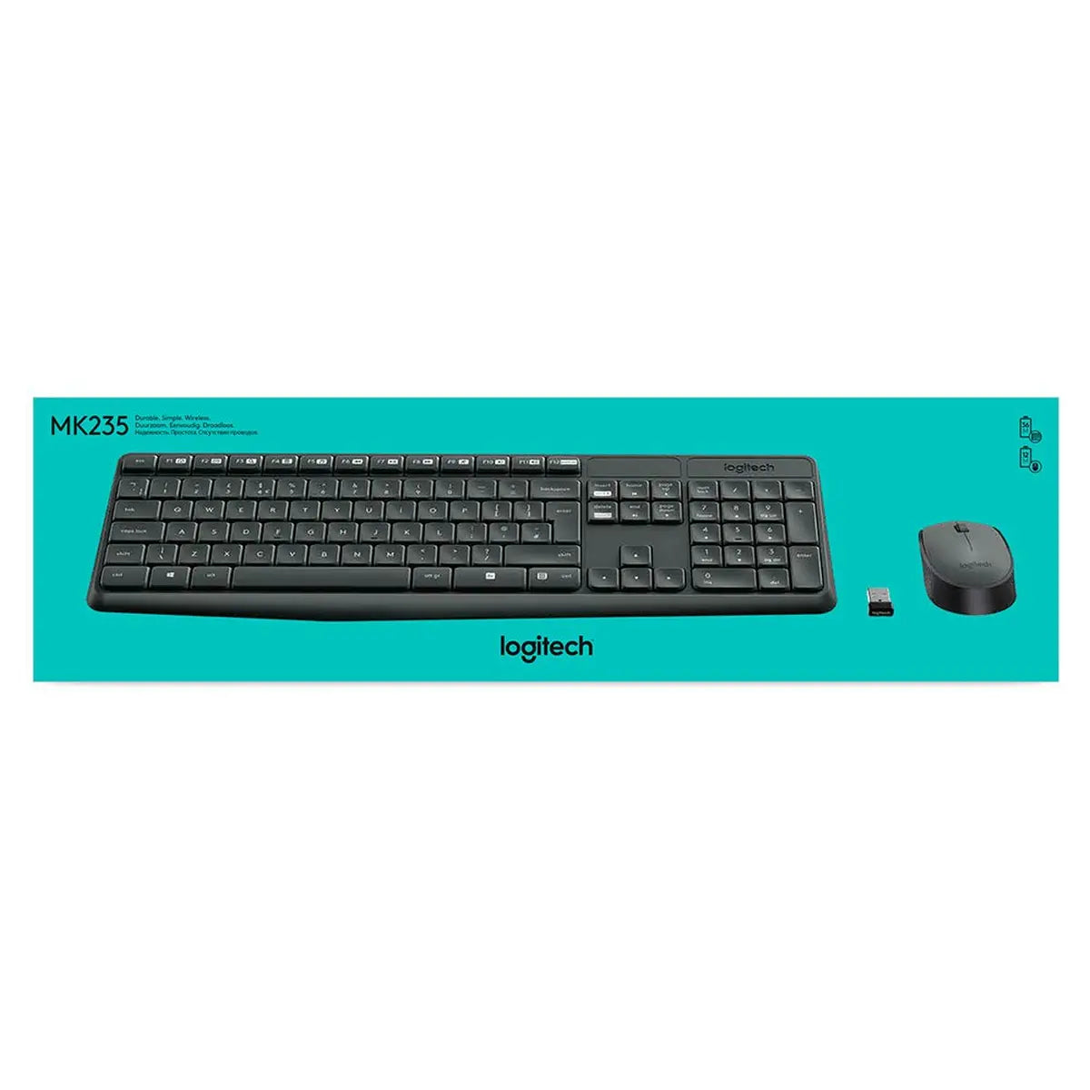 Combo Teclado y Mouse Inalámbrico Logitech MK280