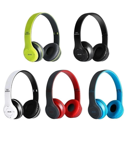Auriculares Bluetooth 3 en 1 - Manos Libres, Radio FM y Lector MicroSD