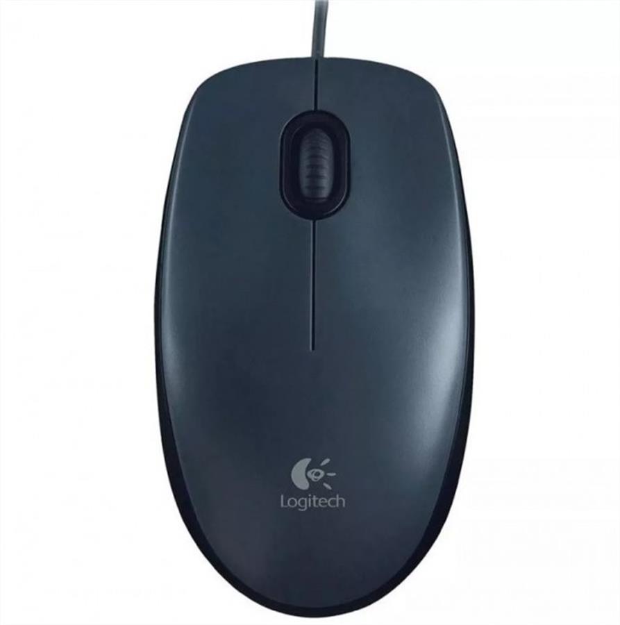 Mouse USB Logitech M90 Óptico Negro - Confiable y Duradero