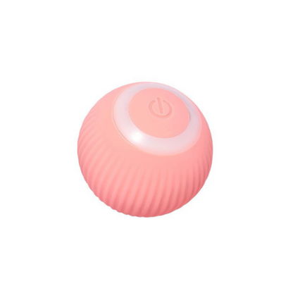 Pelota Interactiva con Luz y Movimiento para Gatos – Rosa / Verde