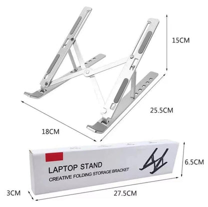 Base Plegable de Aluminio para Notebook y Tablet