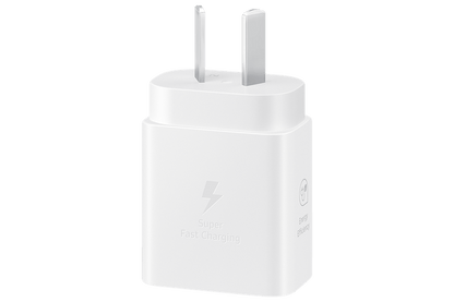 Cargador Samsung Original 25W USB-C – Carga Rápida (Sin Cable)