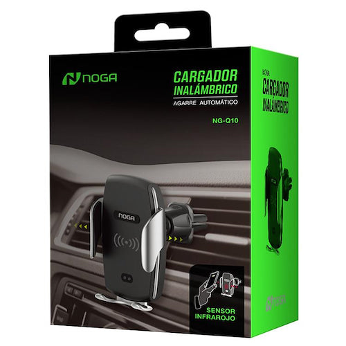 Soporte Noga para Celular Auto con Carga Inalámbrica y Sensor Infrarrojo