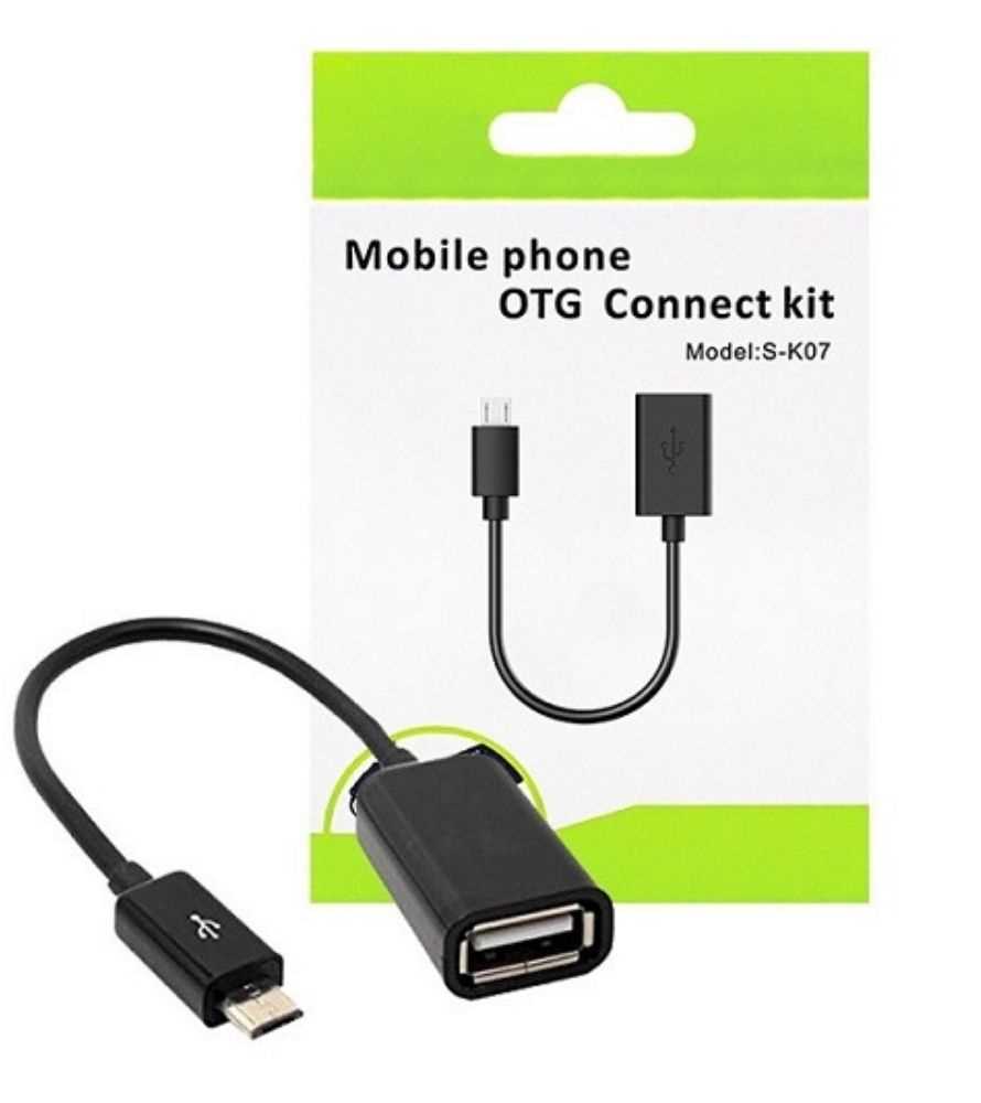 Adaptador OTG Micro USB (V8) en Caja