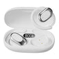 Auriculares Twins Bluetooth con Base de Carga, Display y Enganche para la Oreja