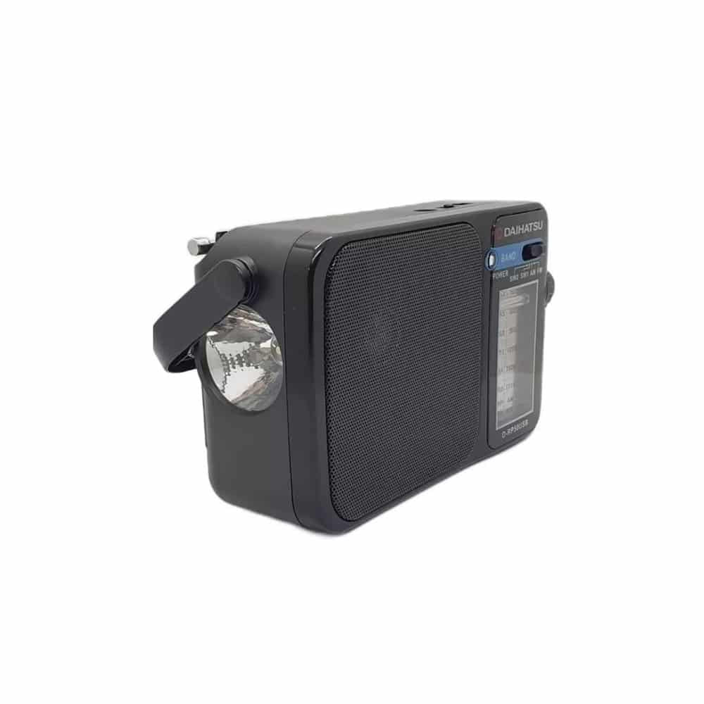 Radio Portátil Daihatsu D-RP50USB Recargable AM/FM con Linterna