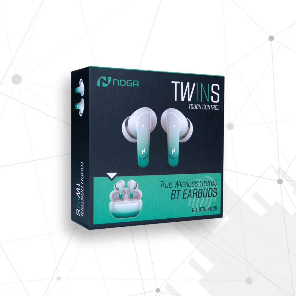 Auricular Twins Noga NG-BTWINS 29 - Intrauditivos Bluetooth