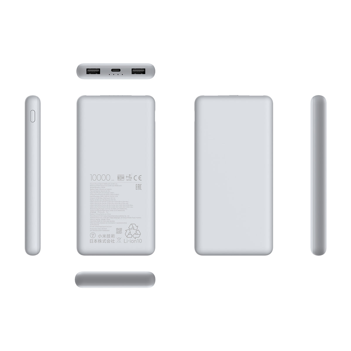 Xiaomi Power Bank 10000mAh 22.5W Lite | Carga Rápida