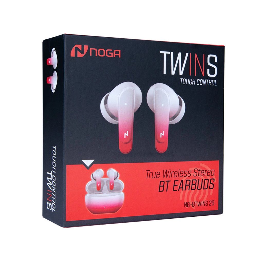 Auricular Twins Noga NG-BTWINS 29 - Intrauditivos Bluetooth