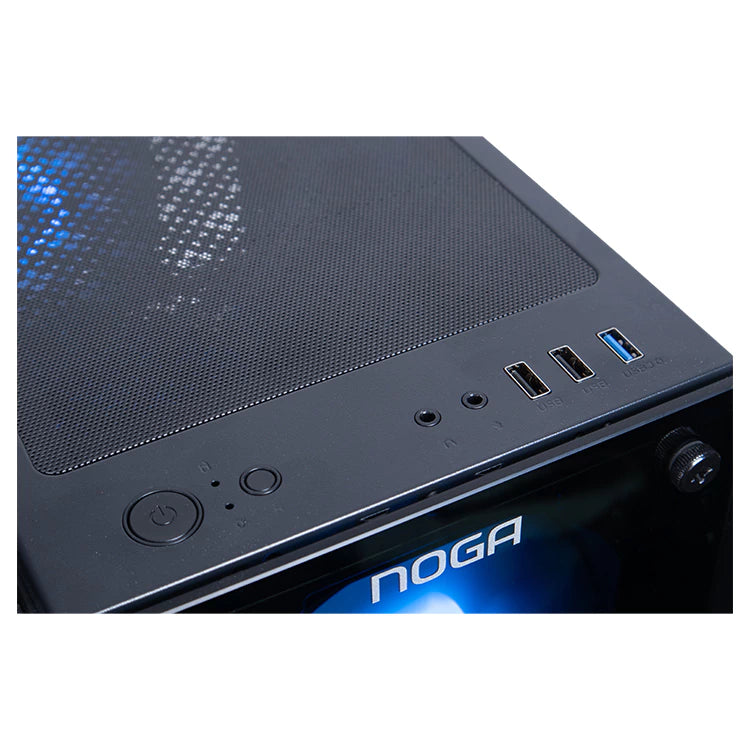 Gabinete Gamer RGB Noga 8608 con Fuente 600W y Coolers RGB