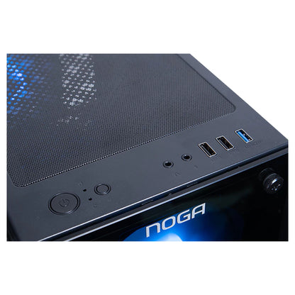 Gabinete Gamer RGB Noga 8608 con Fuente 600W y Coolers RGB
