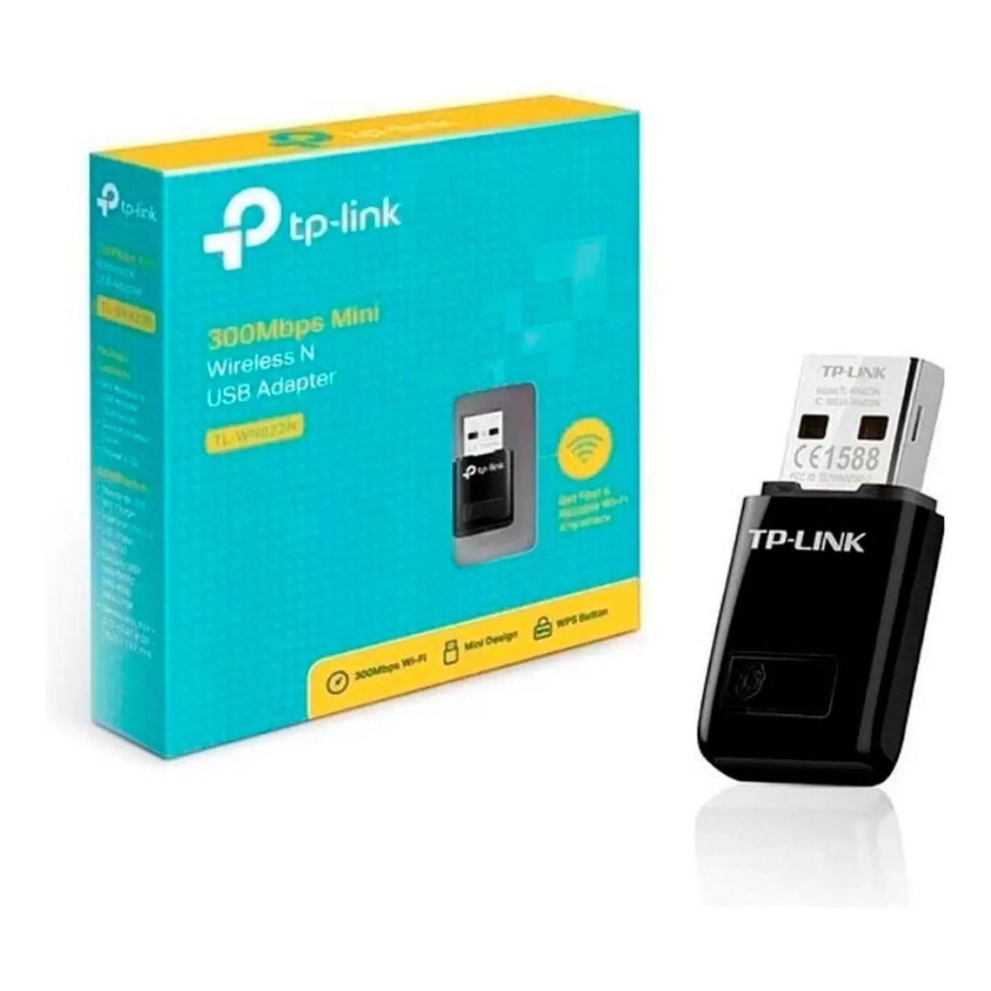 Adaptador WiFi USB TP-Link TL-WN823N Mini 300 Mbps