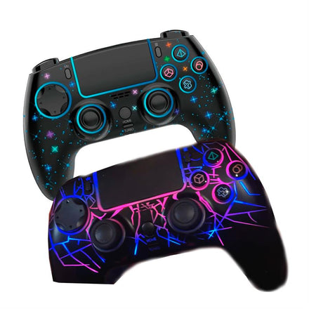 Control Multiconsola Seisa SJ-4016B con Luz - Compatible PS4/PS3/Switch/Xbox/PC/Móvil