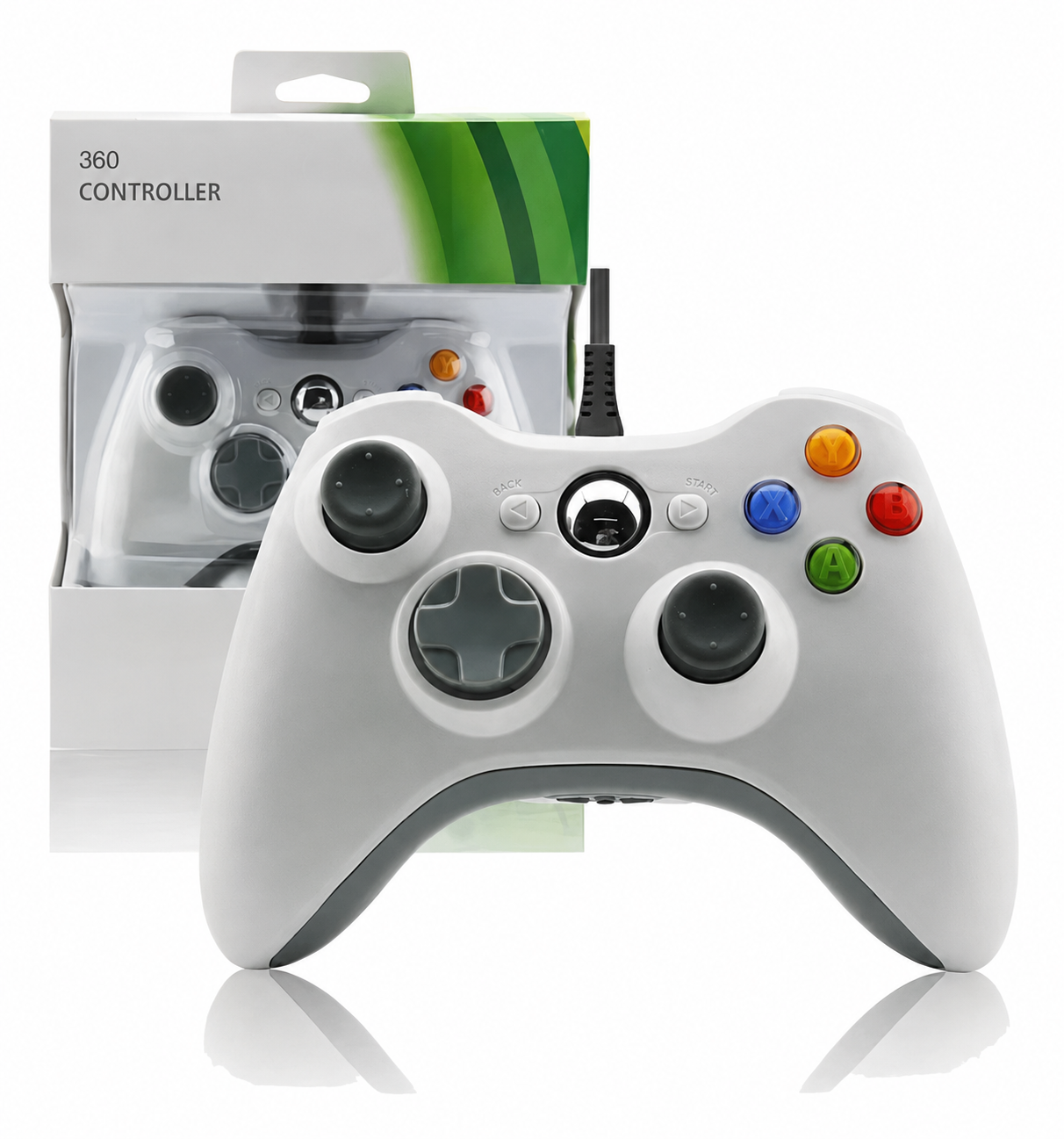 Joystick para Xbox 360 con Cable – Control Alámbrico Compatible