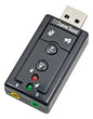 Placa de Sonido USB 7.1 Canales Time - Audio Envolvente