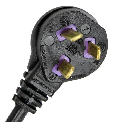 Cable de Alimentación Power 1.8m Reforzado 10A 250V