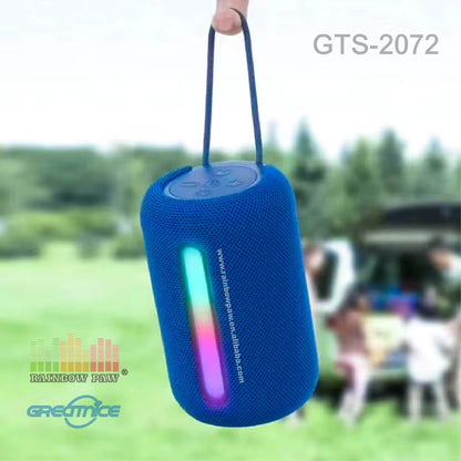 Parlante Bluetooth Greatnice 2" GTS-2072 con Luces RGB