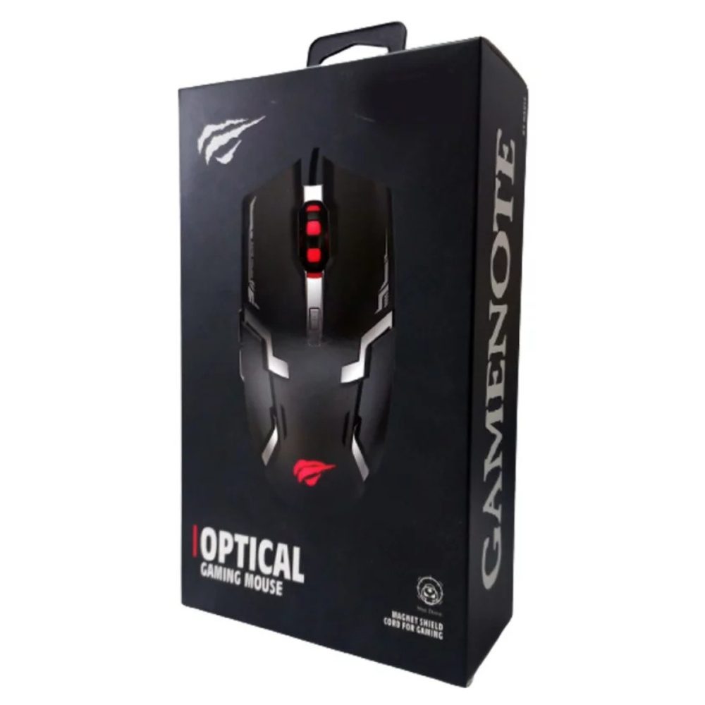 Mouse Gamer Havit MS749 - 6 Botones RGB 3200 DPI